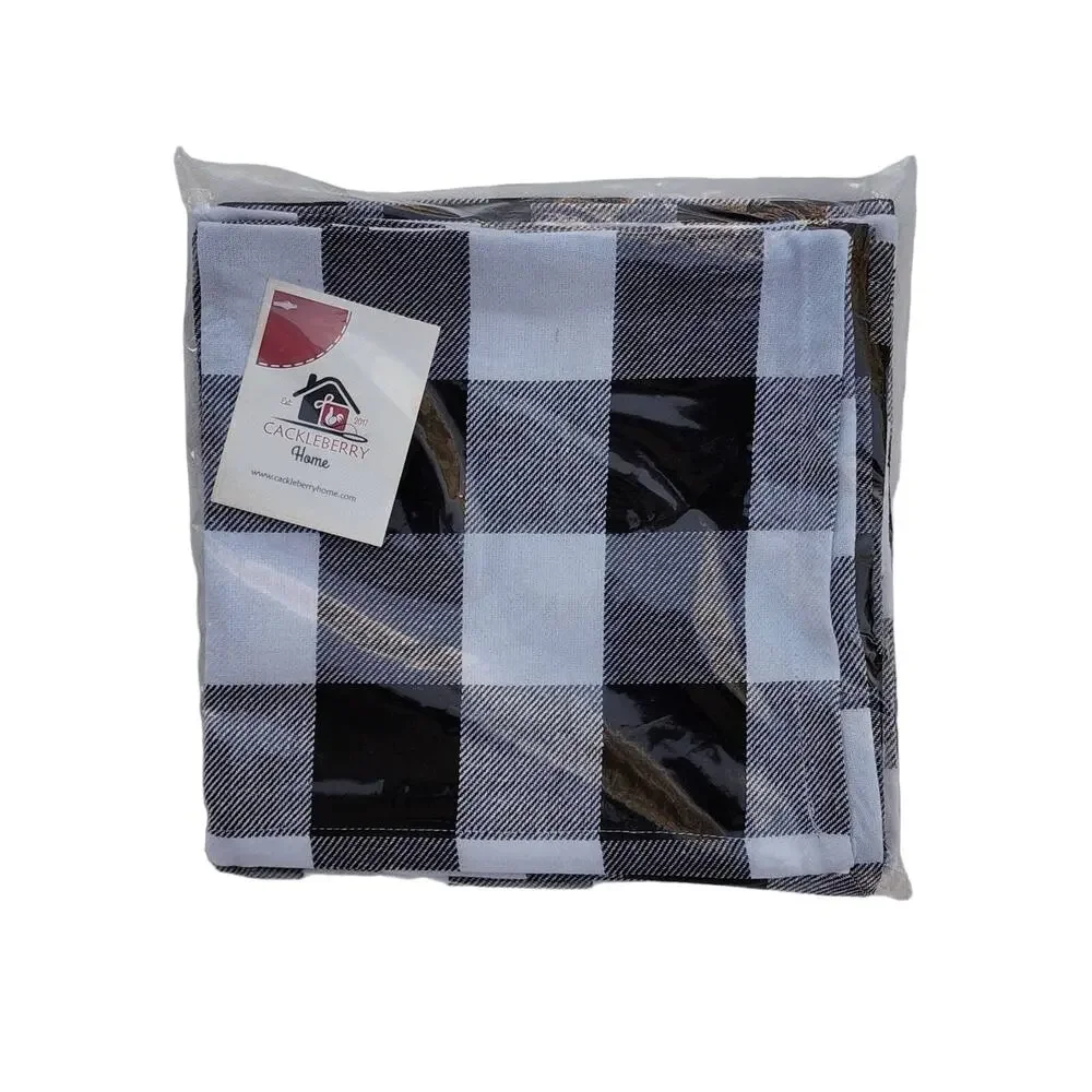 Cackleberry Home Buffalo Check Table Runner + 4 Napkins – NEW